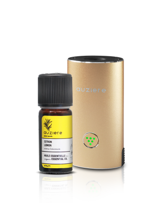 Gold - Nomad Air Purifier 2.0 + Essential Oil 10ml AUZIERE